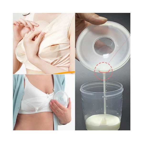 Silicone Shell Shape Wearable Milk Collector 1-Pcs