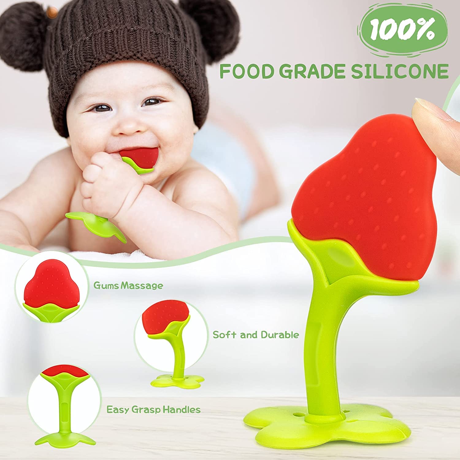 Silicone Baby Teether Food grade Silicone Baby Teether for Baby